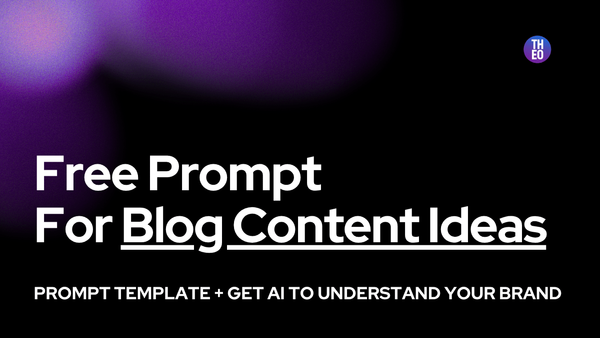 Overwhelmed Marketer? Free ChatGPT Prompt for Creative Blog Content Ideas